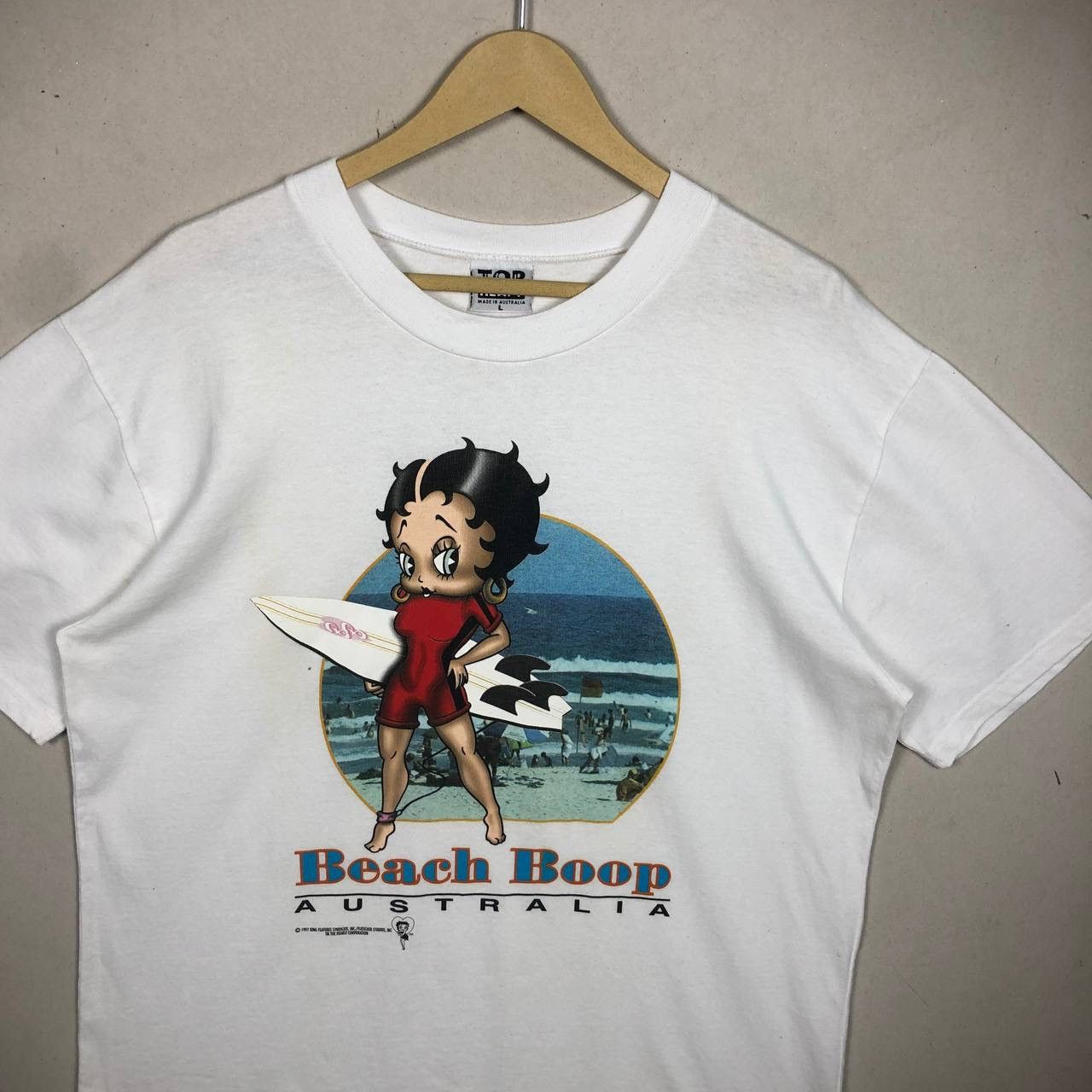 Cartoon Network 90s Betty Boop Sexy Beach Australia Cartoon Tee Size US L / EU 52-54 / 3 - 3 Thumbnail