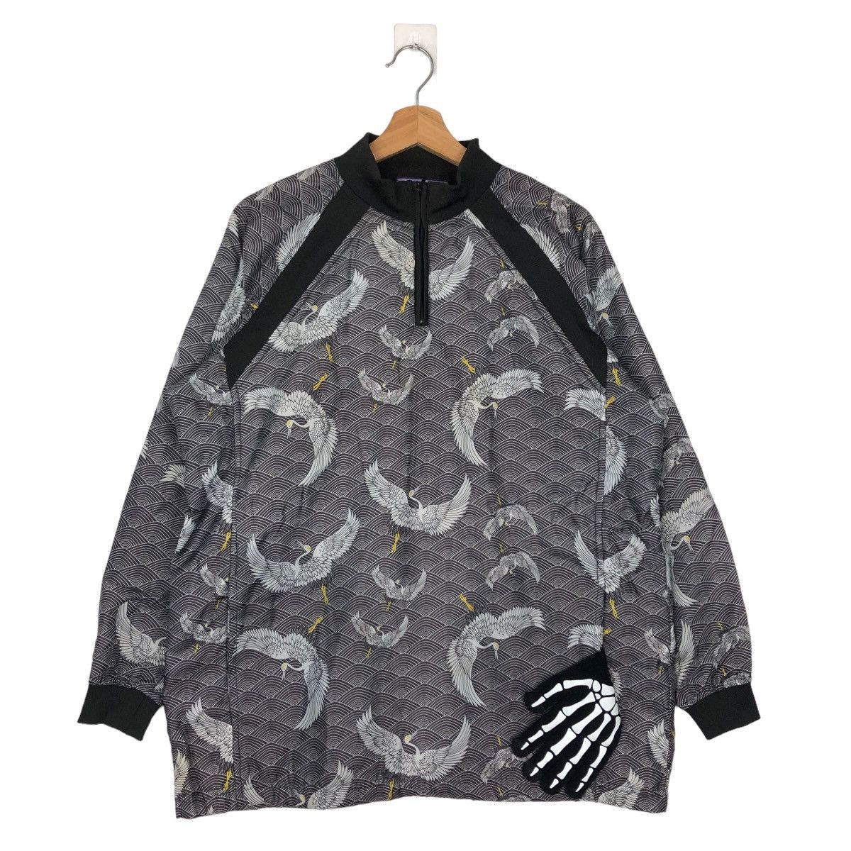 Japanese Brand VINTAGE JAPANESE BRAND BOMBER JACKET SWAN FULL PRINT Size US M / EU 48-50 / 2 - 1 Thumbnail