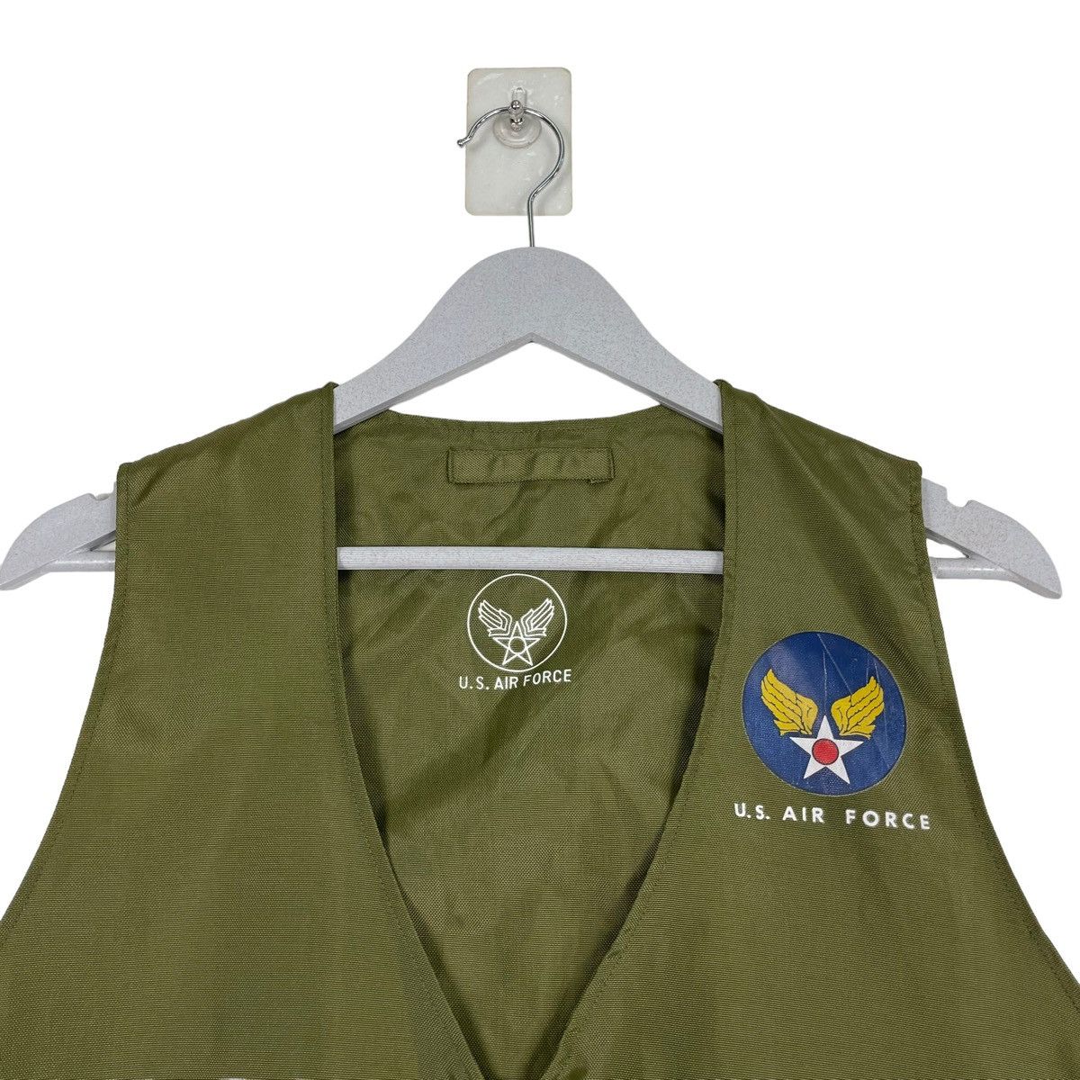 Japanese Brand × Vintage 💥BONDAGE PARACHUTE US AIRFORCE GREEN VEST Size US L / EU 52-54 / 3 - 3 Thumbnail