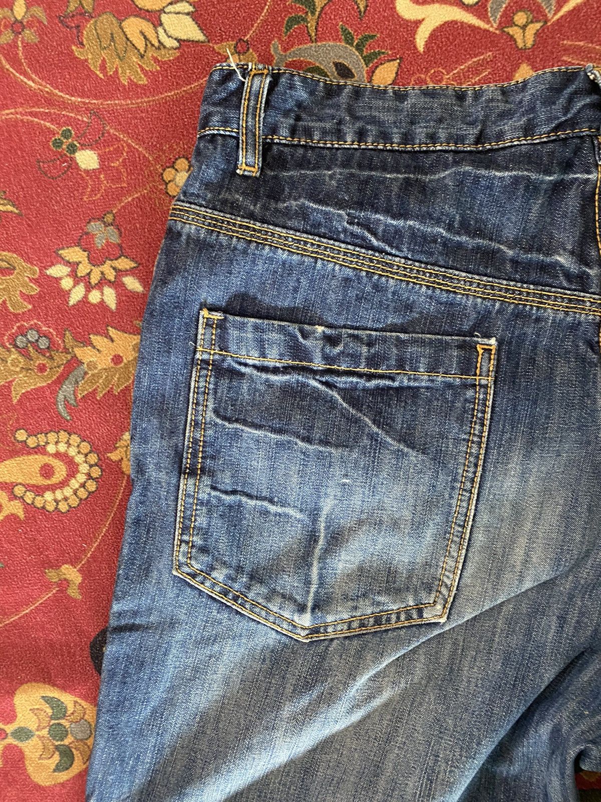 Japanese Brand Vintage GEGRGE Distressed Denim Pant Size US 32 / EU 48 - 9 Thumbnail