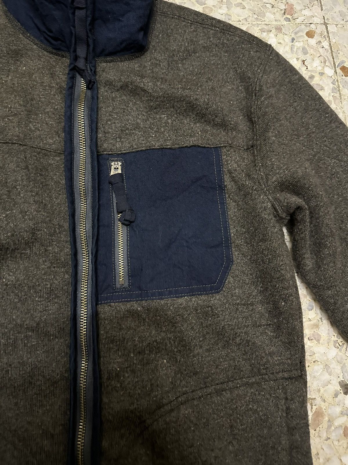 RRL Ralph Lauren RRL Ralph Lauren Fleece Jacket Design Single Denim Pocket Size US XS / EU 42 / 0 - 7 Thumbnail