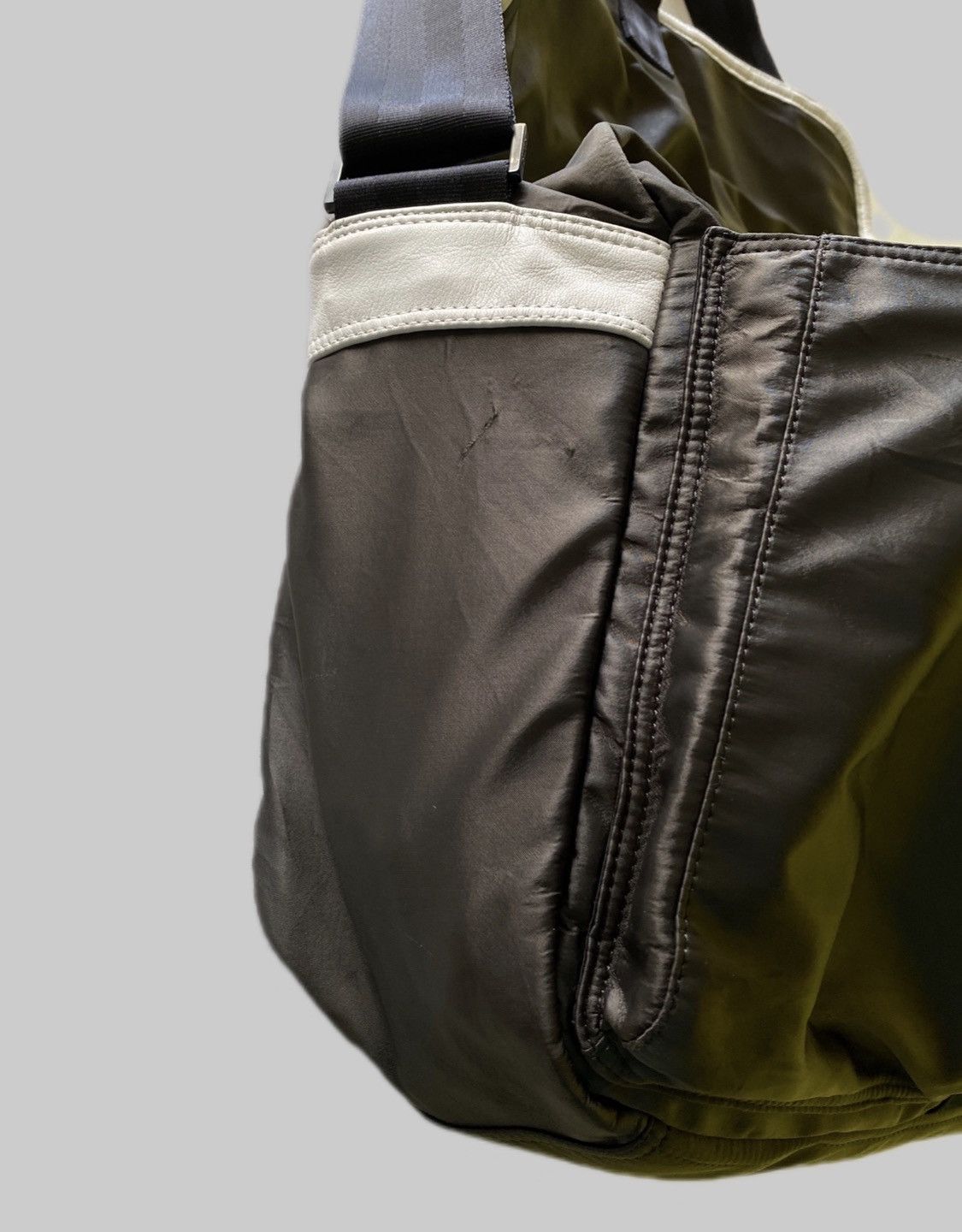 Yohji Yamamoto 2009 2tones Y’saccs Intrecciato Weave Leather Slings Size ONE SIZE - 8 Thumbnail