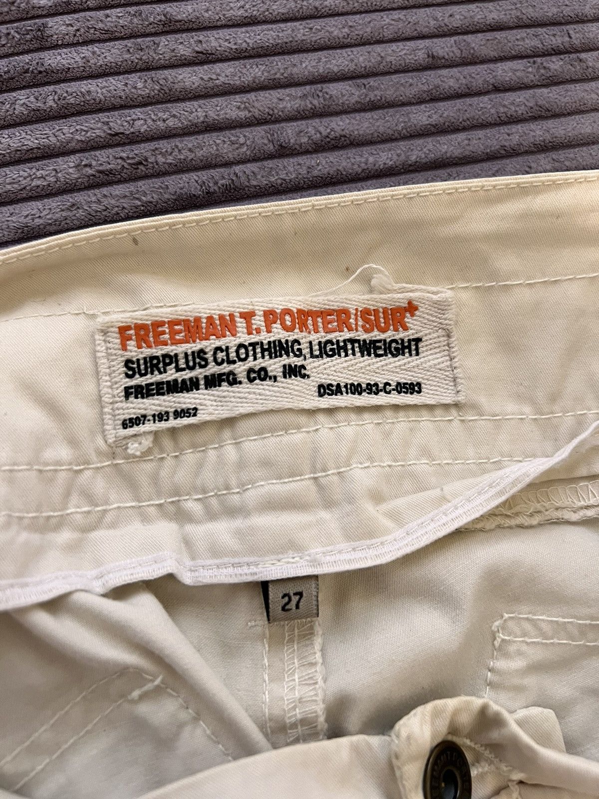 Japanese Brand Freeman T. Porter Japanese Zipper Multipocket Parachute Pant Size US 27 - 11 Thumbnail