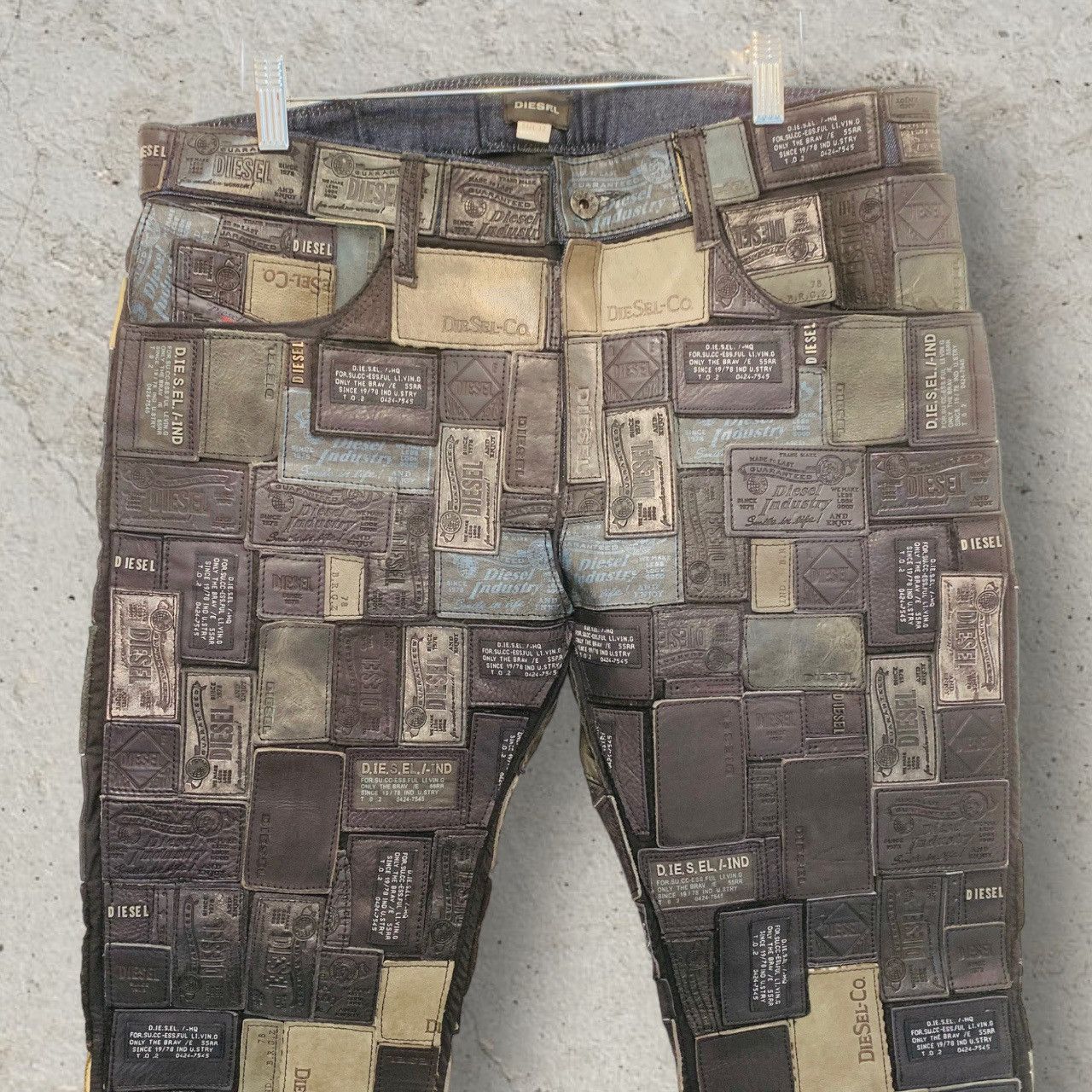 Diesel DIESEL Size 32 REBOOT Leather Patchwork Pants Size US 32 / EU 48 - 7 Thumbnail