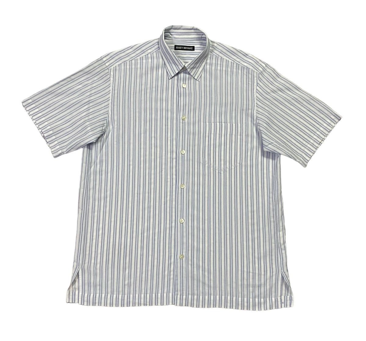 Issey Miyake Issey Miyake Stripes Button Ups Shirt Size US M / EU 48-50 / 2 - 2 Thumbnail