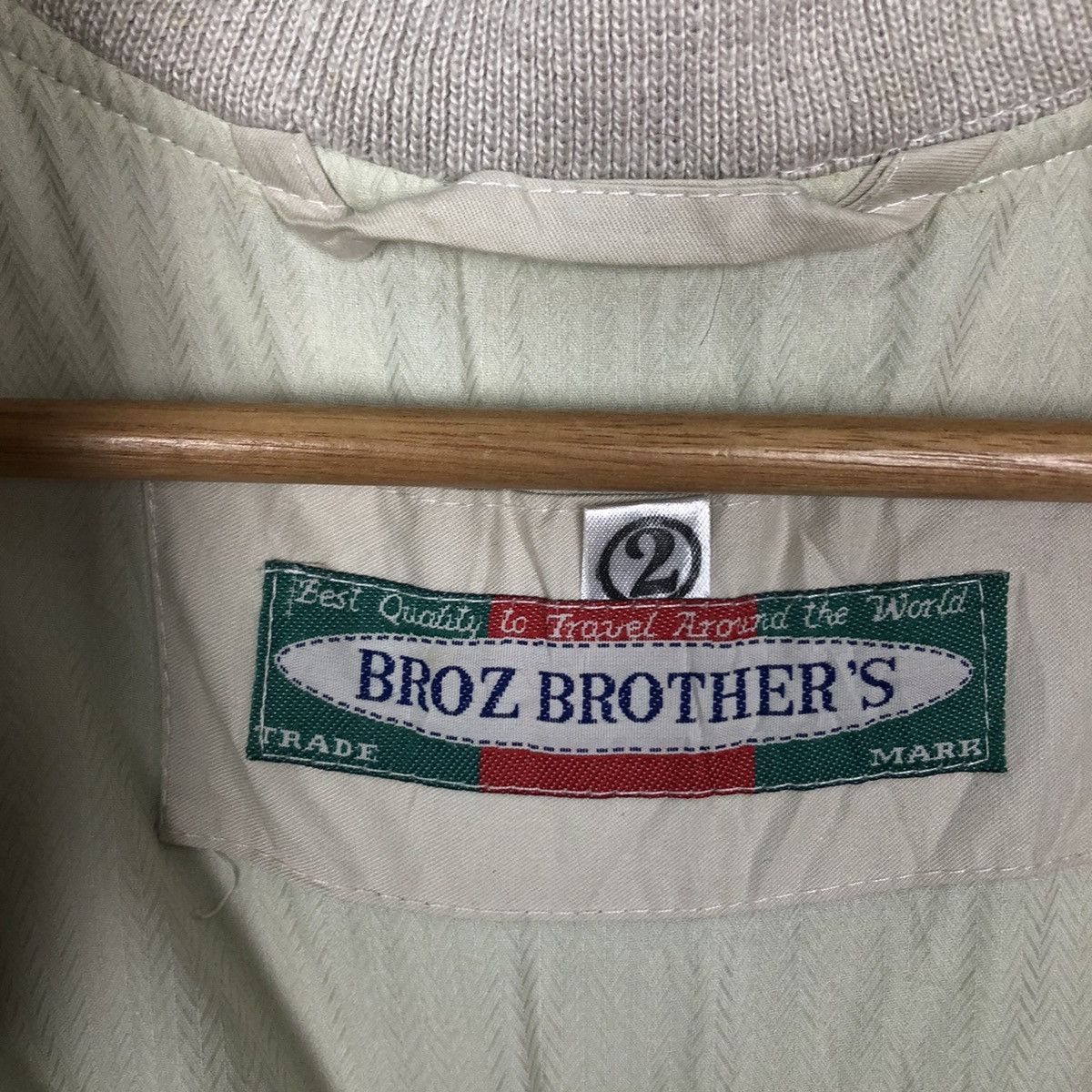 Japanese Brand VINTAGE BOMBER JACKET BROZ BROTHER’S FRANCE ISSEY MIYAKE Size US M / EU 48-50 / 2 - 12 Thumbnail
