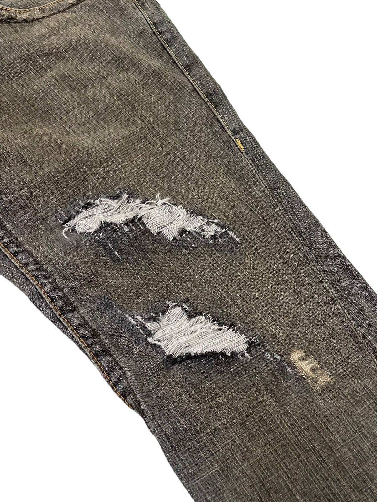 Japanese Brand Flare Jeans True Religion USA Distress Boot Cut 6🟦0 Size US 34 / EU 50 - 7 Thumbnail
