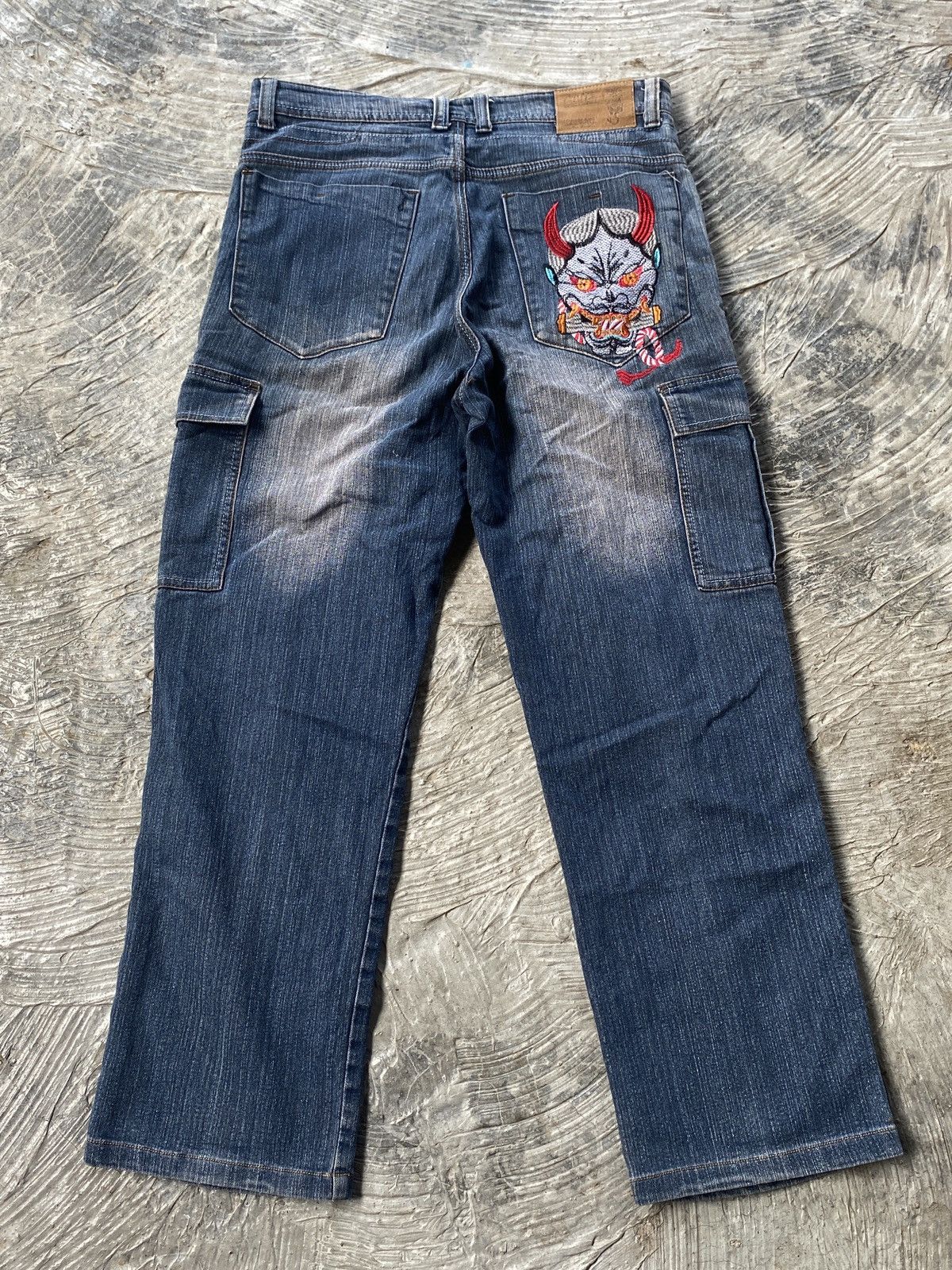 Japanese Brand 🔥BINDING NOW🔥 Carnaby Jeans (CNB) Cargo Pant rare Size US 33 - 2 Thumbnail