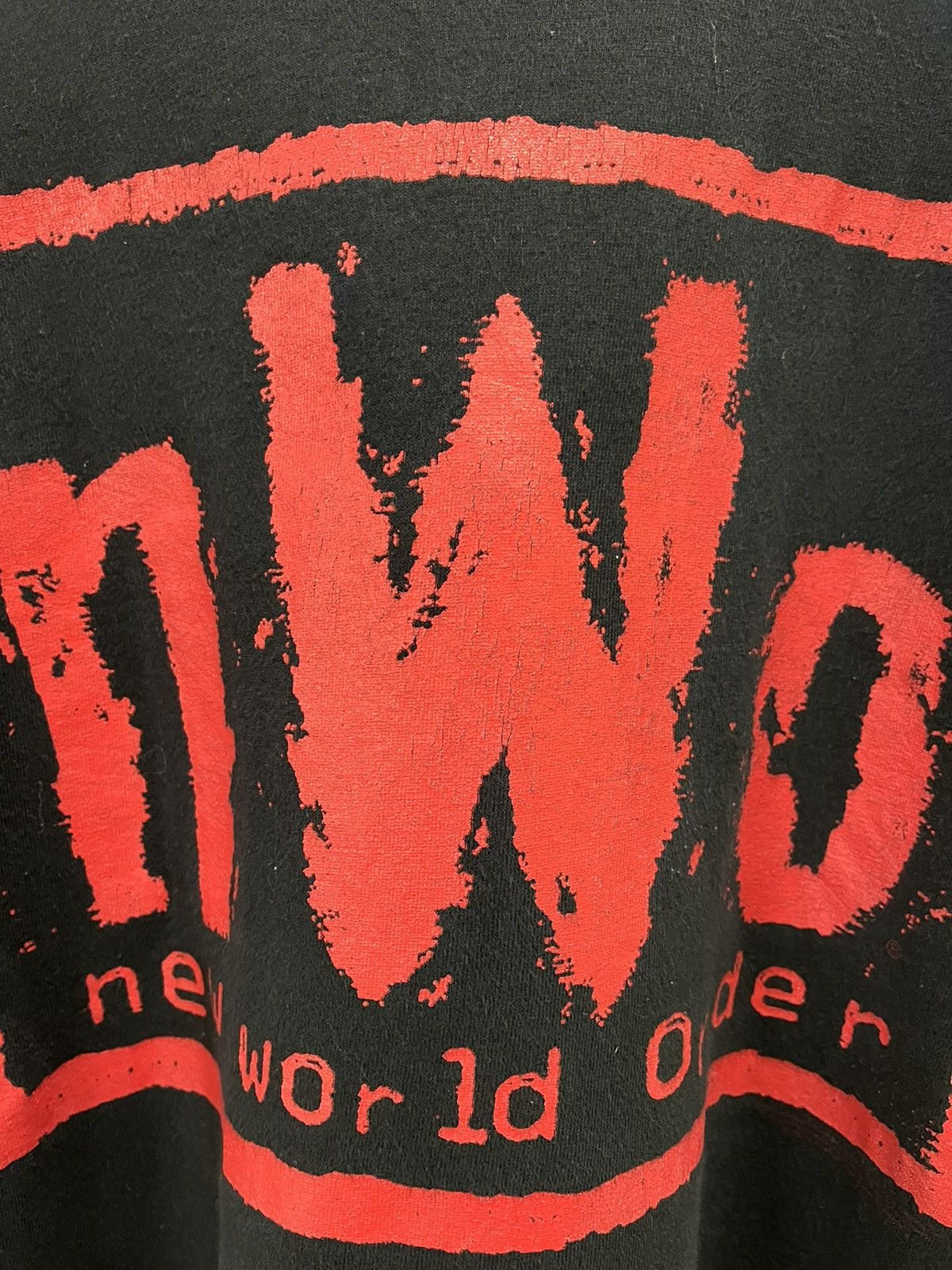 Vintage × WCW/nWo × WWF VTG NEW WORLD ORDER SPELLOUT Size US XL / EU 56 / 4 - 7 Thumbnail