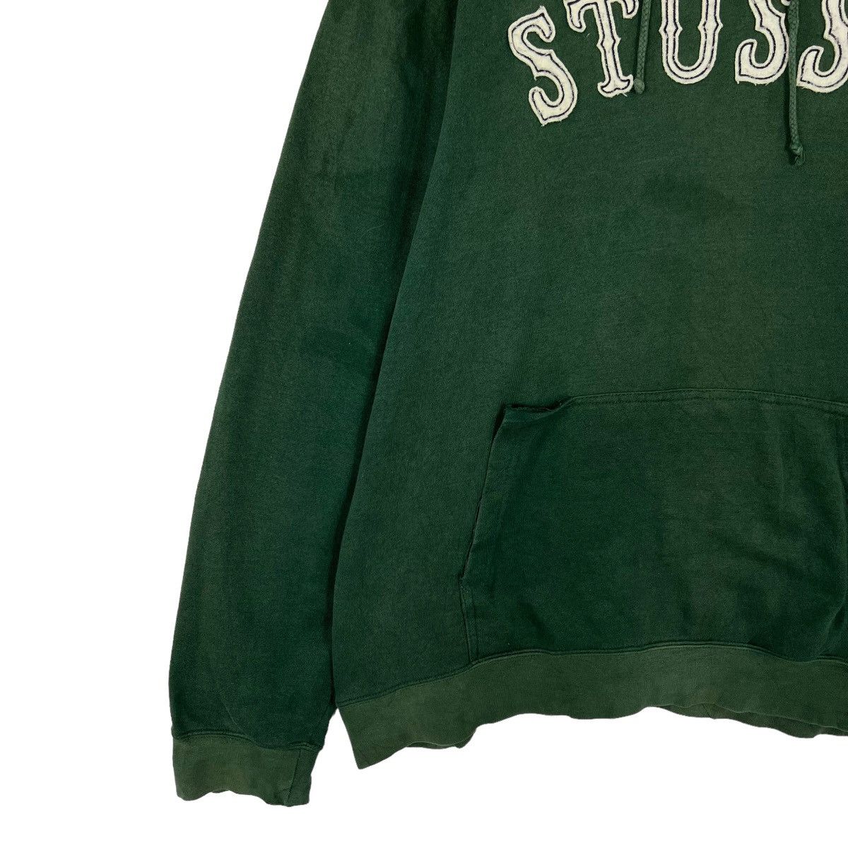 Stussy 🔥 1990s STUSSY SPELL OUT BIG LOGO HOODIES JUMPER Size US M / EU 48-50 / 2 - 2 Thumbnail