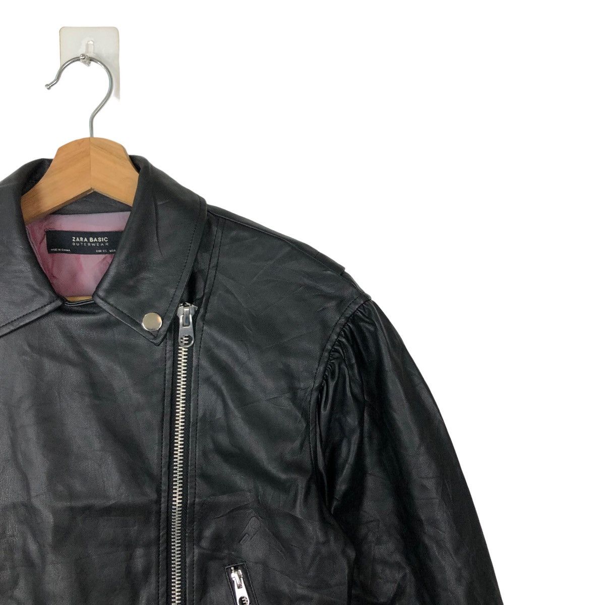 Japanese Brand VINTAGE SOFT LEATHER BOMBER JACKET ZARA JAPAN Size US XS / EU 42 / 0 - 5 Thumbnail