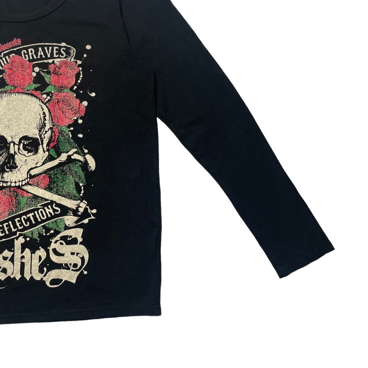 Beauty Beast × Hysteric Glamour × Japanese Brand 🇯🇵☠️ RELACHE SKULL & ROSE HYSTERIC INSPIRED LONG SLEEVE TSHIRT Size L / US 10 / IT 46 - 4 Thumbnail