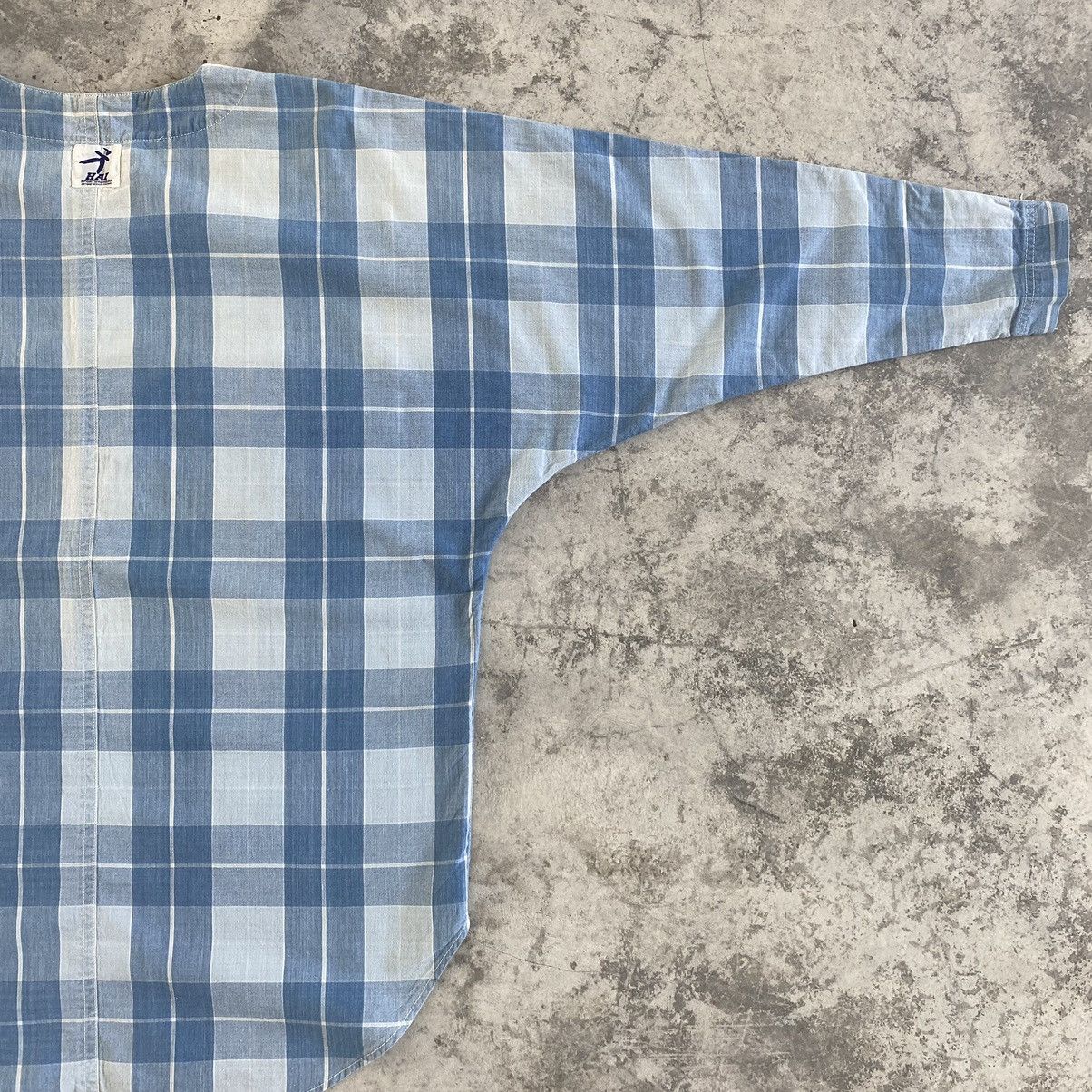 Hai Sporting Gear VTG Hai Sporting Miyake Studio Checker Half Button Shirt Size US M / EU 48-50 / 2 - 14 Thumbnail