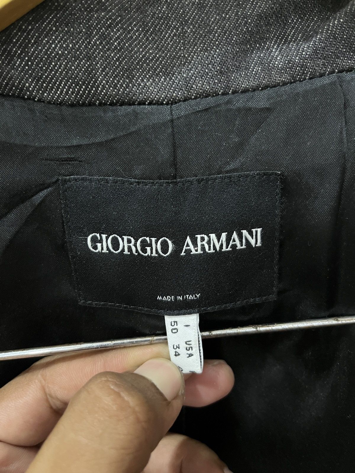 Giorgio Armani (Vvvv)🔥🔥🔥ARCHIVE GIORGIO ARMANI BORGO21 DENIM JACKET Size US M / EU 48-50 / 2 - 8 Thumbnail