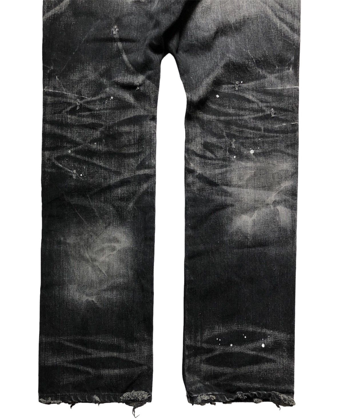 CIVARIZE Civarize wash distressed paint splatter drop crotch jeans Size US 30 / EU 46 - 10 Thumbnail