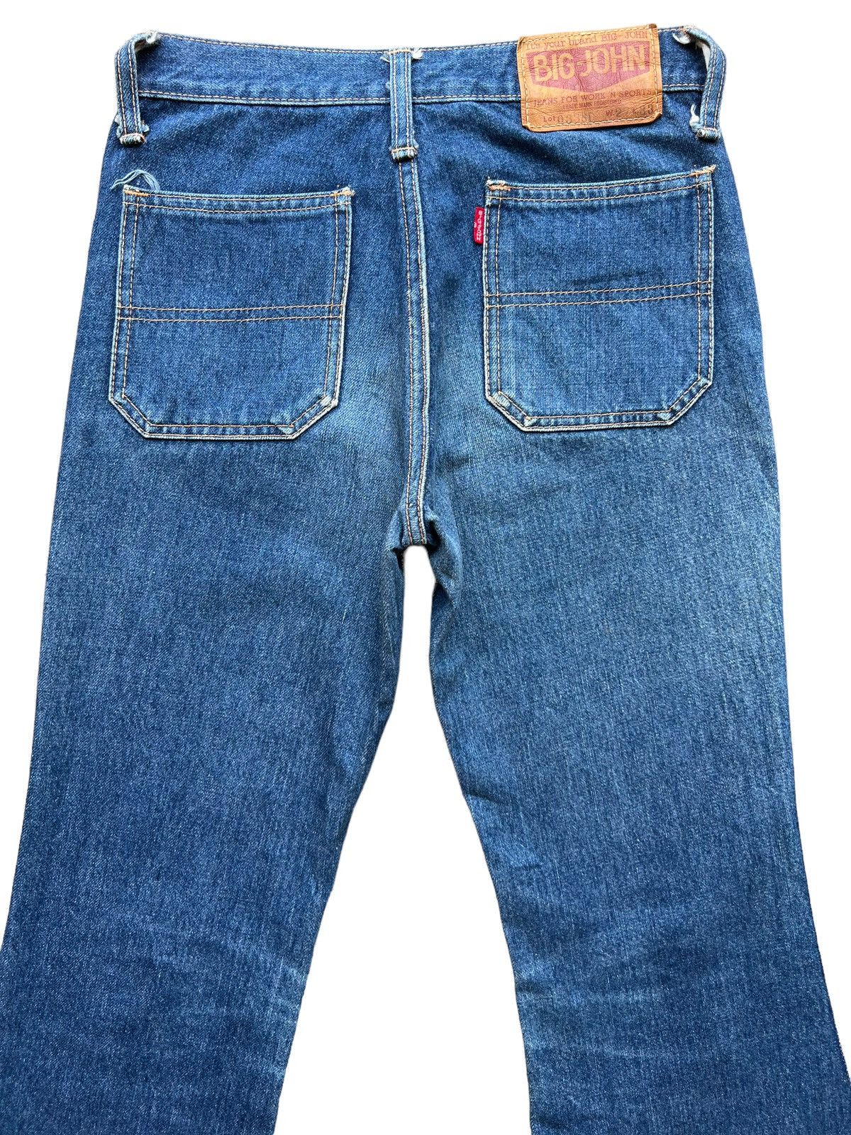 Vintage Vintage 80s Big John Bell Bottom BootCut Flared Jeans 25x30 Size 25" / US 0 / IT 36 - 5 Thumbnail