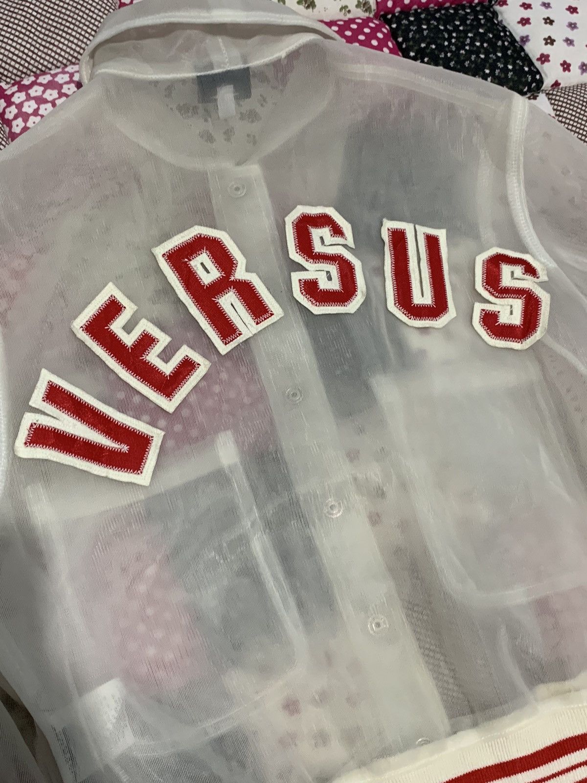 Versace Vintage VERSUS VERSACE Transparent Cropped Jacket Size S / US 4 / IT 40 - 9 Thumbnail