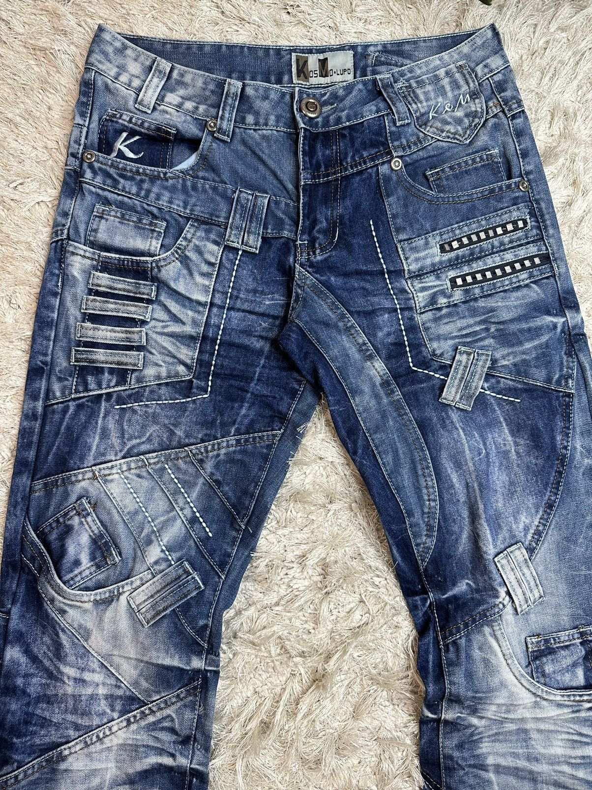 Denime Street Wear Vintage Jeans K&M Kosmo Lupo Size US 29 - 8 Thumbnail