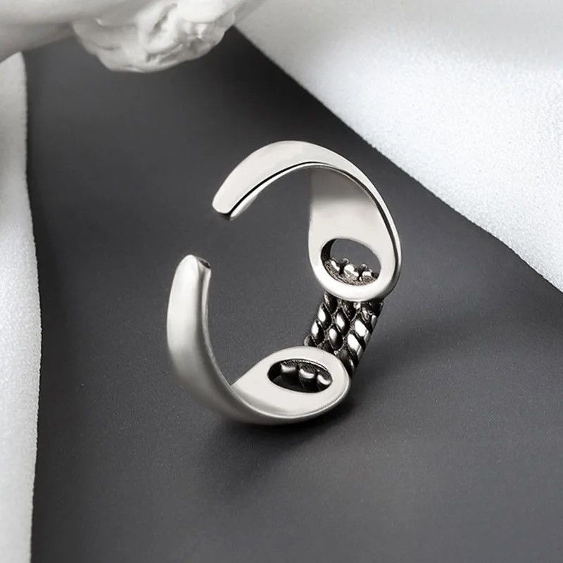 Jewelry Creative Handmade Twisted Ring Size ONE SIZE - 3 Thumbnail