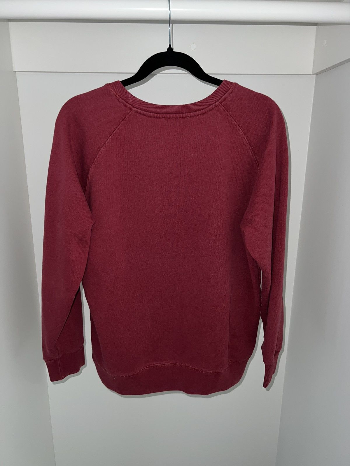 Maison Kitsune Maison Kitsune Burgundy Cotton Sweatshirt Size XL / US 12-14 / IT 48-50 - 2 Thumbnail