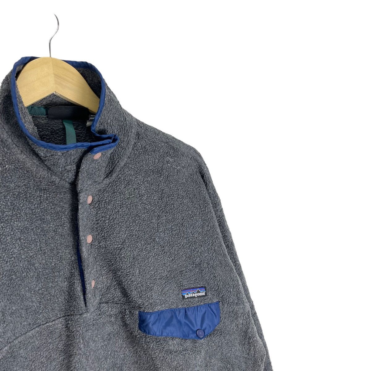 Patagonia 🌟PATAGONIA FLEECE SINGLE POCKET HALF SNAP BUTTON JACKET Size US L / EU 52-54 / 3 - 4 Thumbnail