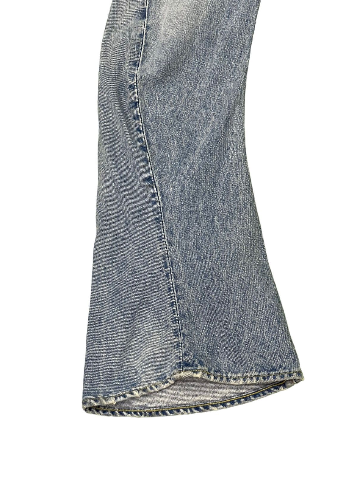 Japanese Brand Flare Jeans WJK Japan Distress Banana Curv Leg Boot Cut 6🟦0 Size US 30 / EU 46 - 15 Thumbnail
