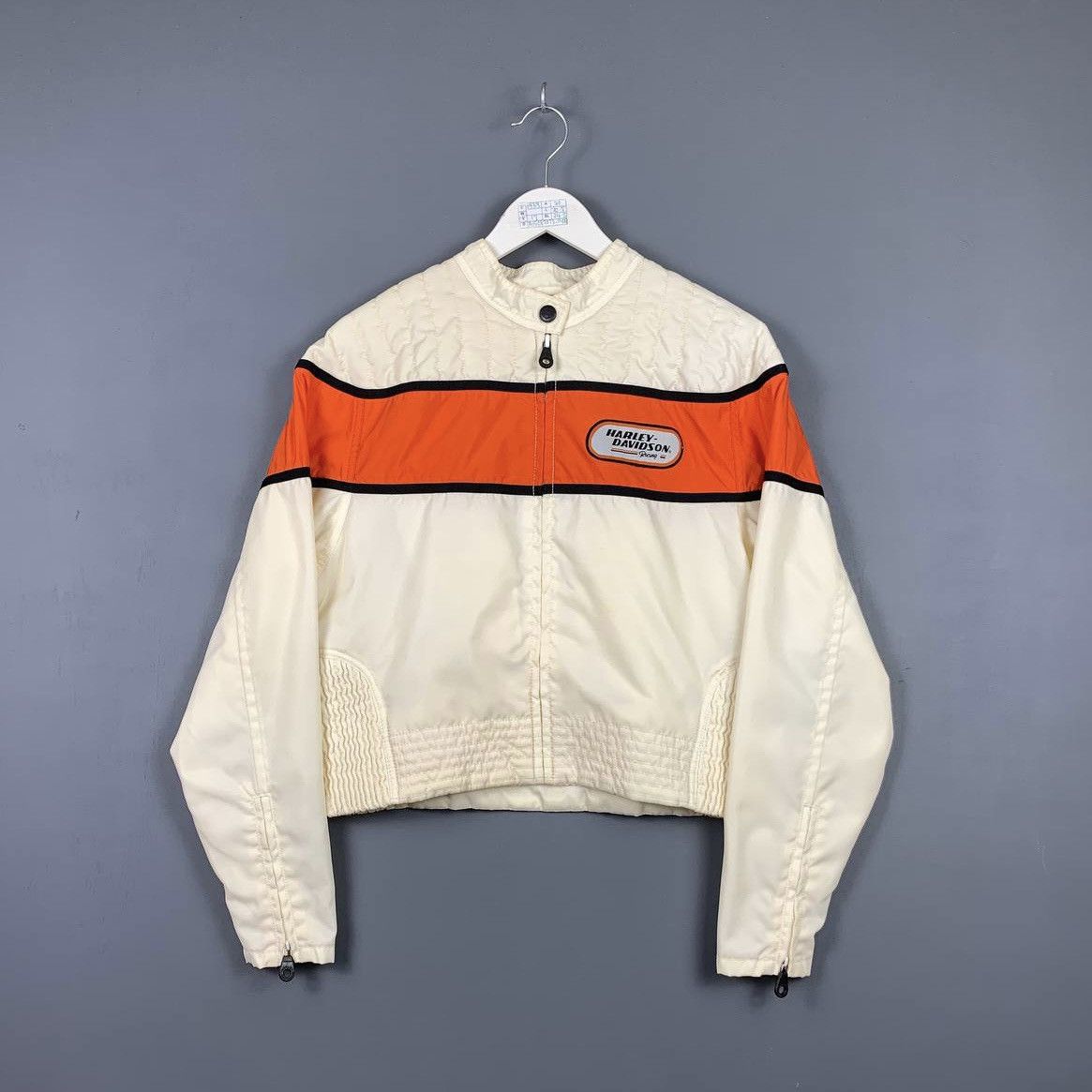 Vintage Harley Davidson Racing Embroidery Jacket