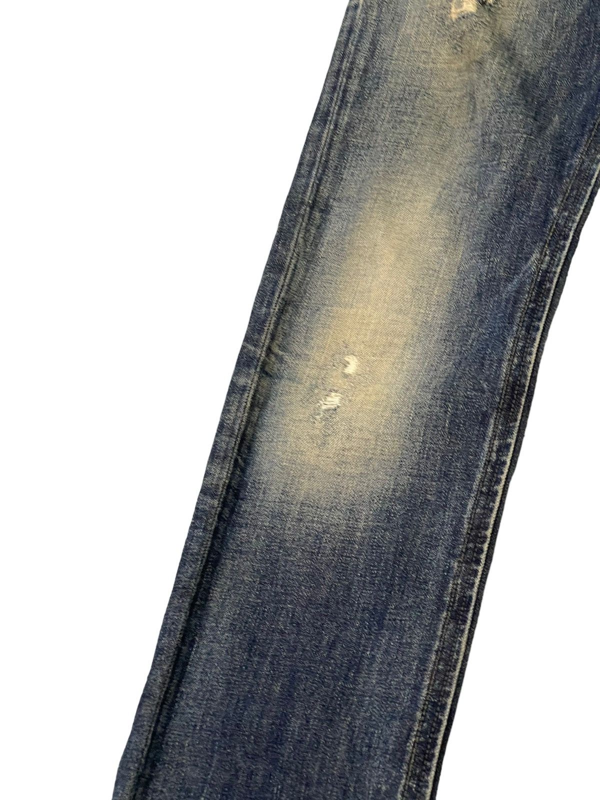 Diesel Slim Jeans Diesel Industries Distress Faded 5🟦7 Size US 31 - 6 Thumbnail