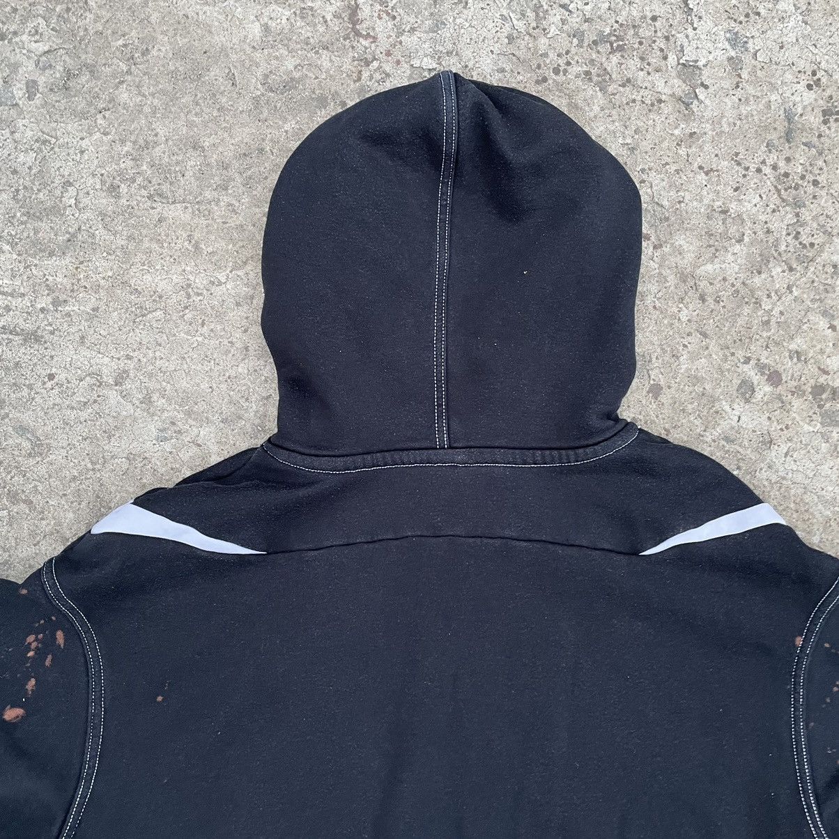If Six Was Nine × Japanese Brand × Nike Vintage Nike Custom Hoodie With Fire Big Swoosh 90s Y2K USA Size US S / EU 44-46 / 1 - 12 Thumbnail
