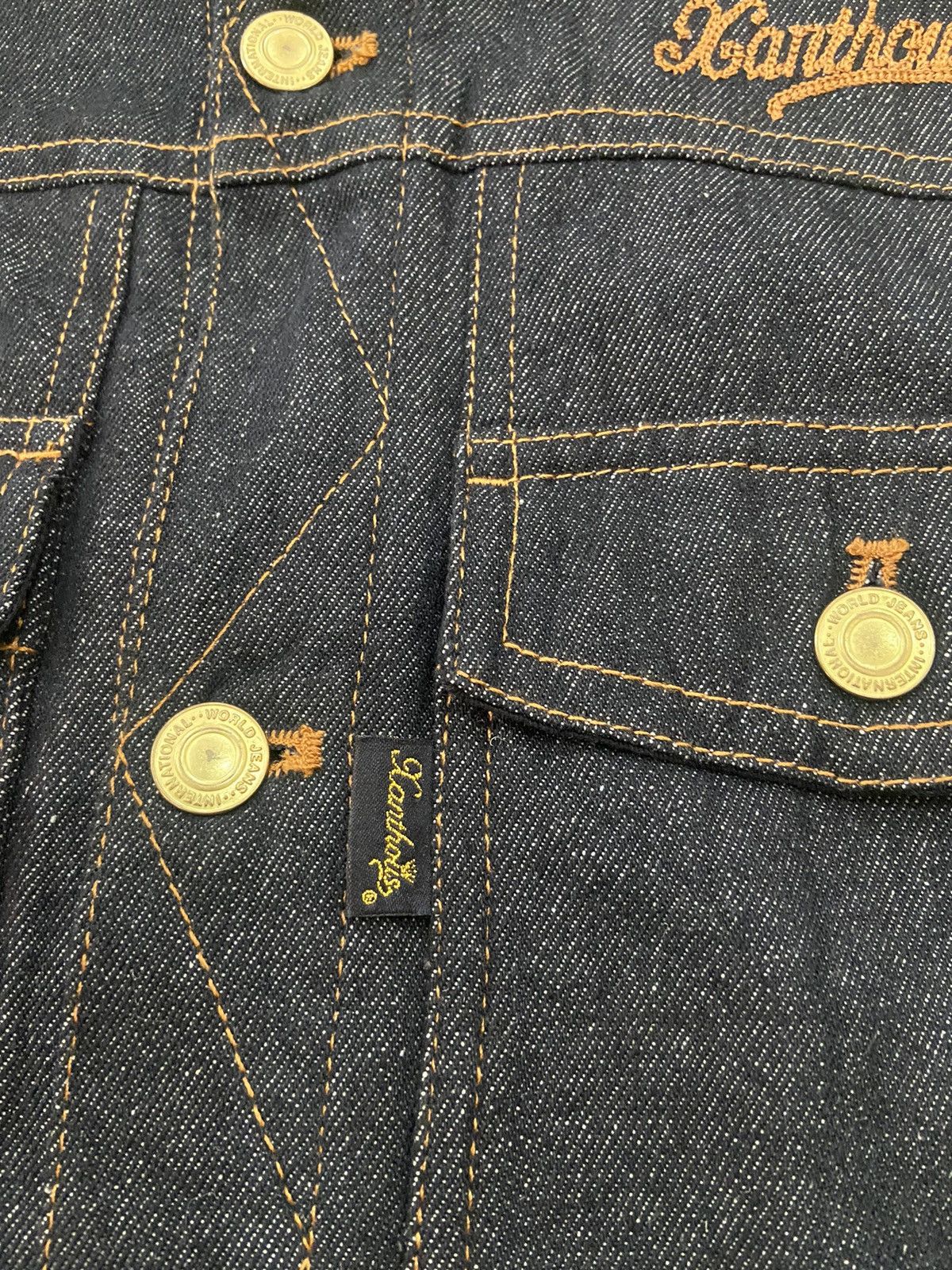 Japanese Brand Xanthous Denim Blue Stylish Jacket Size M / US 6-8 / IT 42-44 - 6 Thumbnail