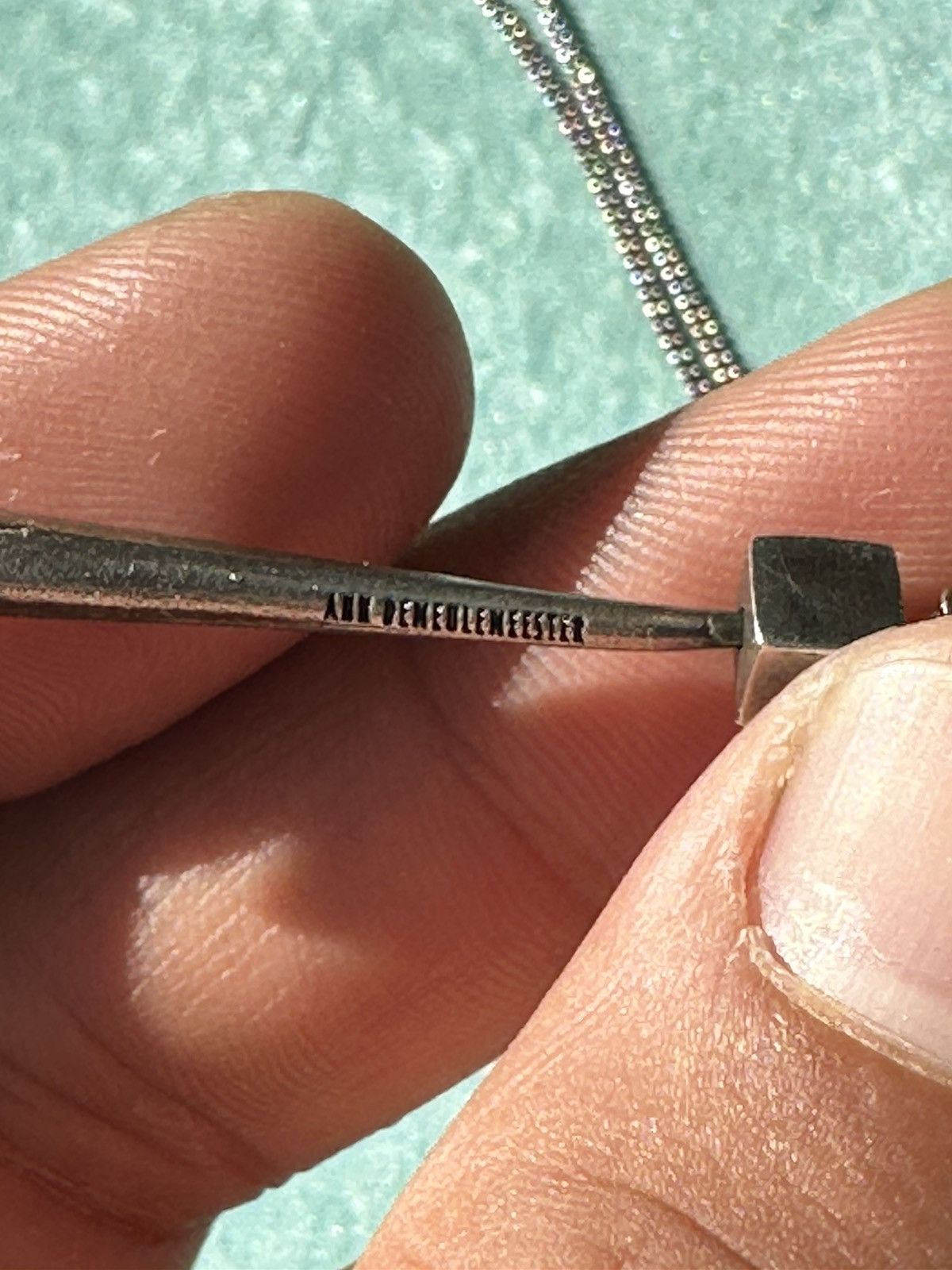 Ann Demeulemeester Sterling Silver Archival Necklace Size ONE SIZE - 5 Thumbnail