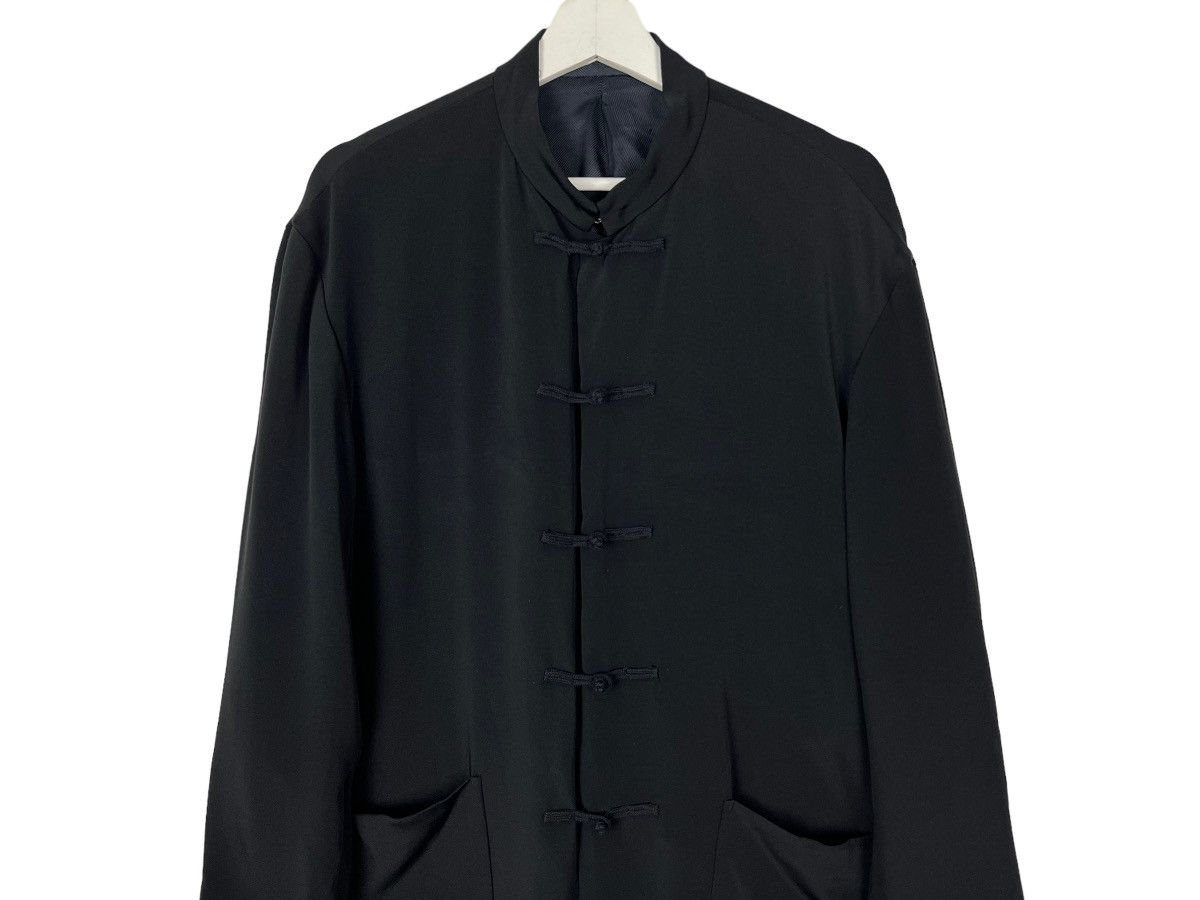Yohji Yamamoto 💥 YS FOR MEN YOHJI YAMAMOTO SILK MANDARIN JACKET Size US L / EU 52-54 / 3 - 13 Thumbnail