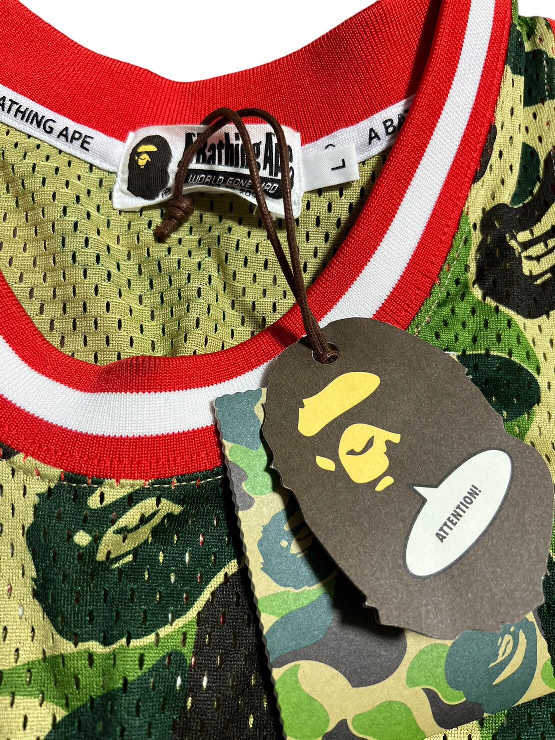 Bape ABC Camo Mesh Tank Top Size US L / EU 52-54 / 3 - 6 Thumbnail