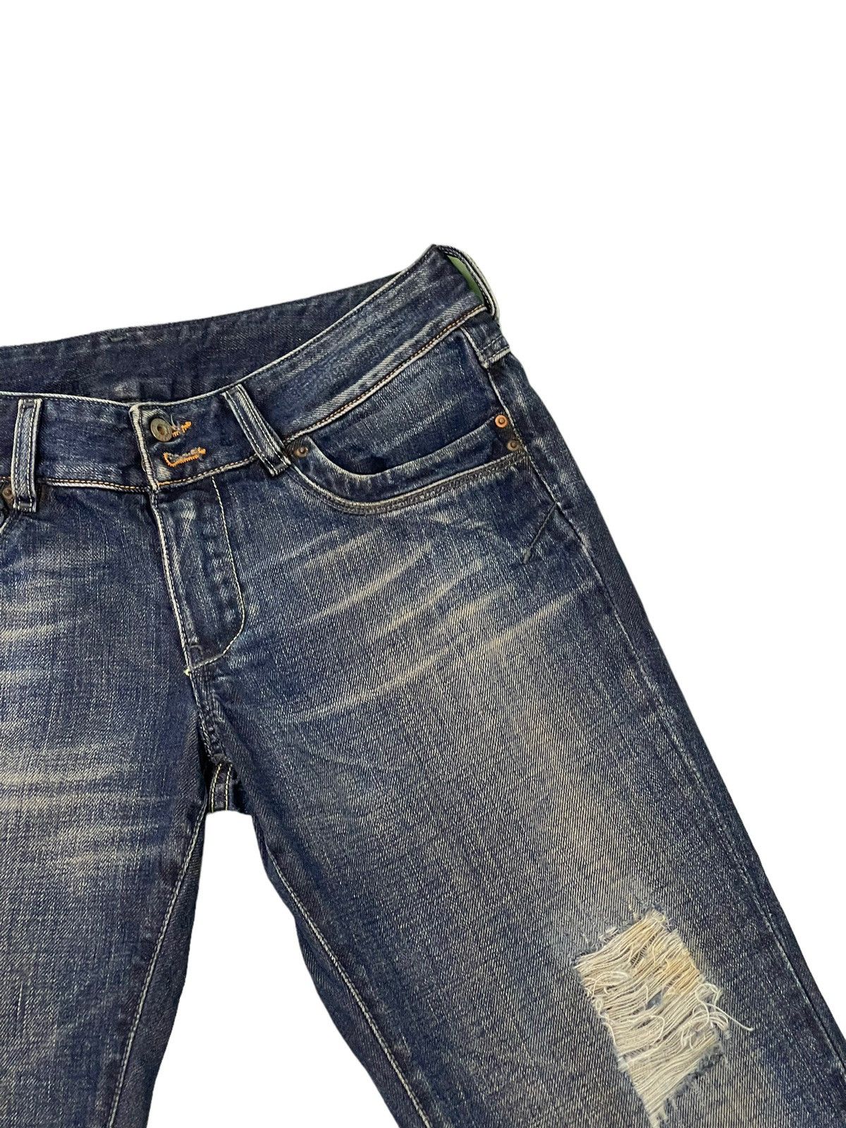 Diesel Flare Jeans Diesel Italy Distress Boot Cut 6🟦0 Size US 28 / EU 44 - 9 Thumbnail
