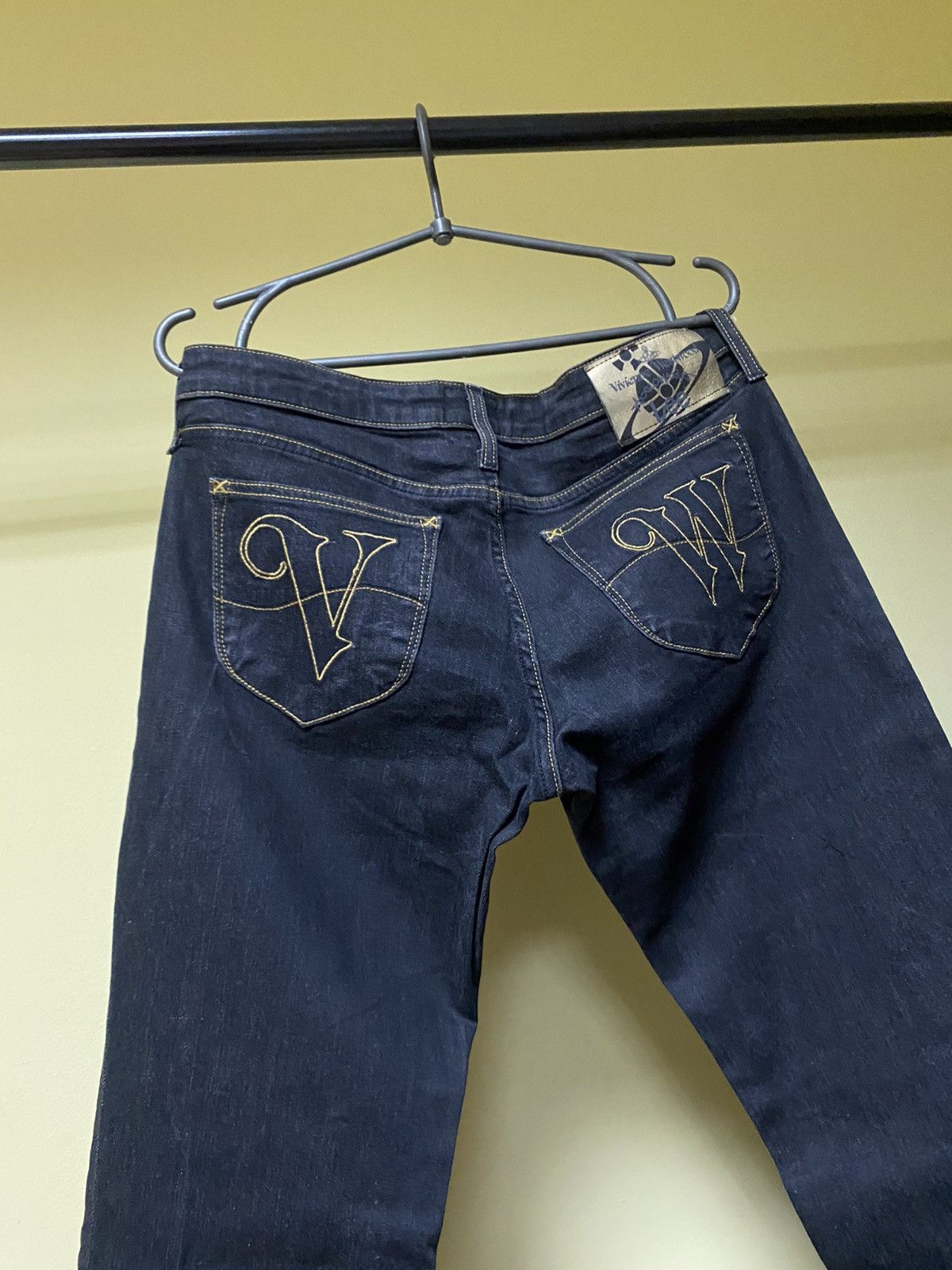 Vivienne Westwood Lee vintage orb big logo VW jeans