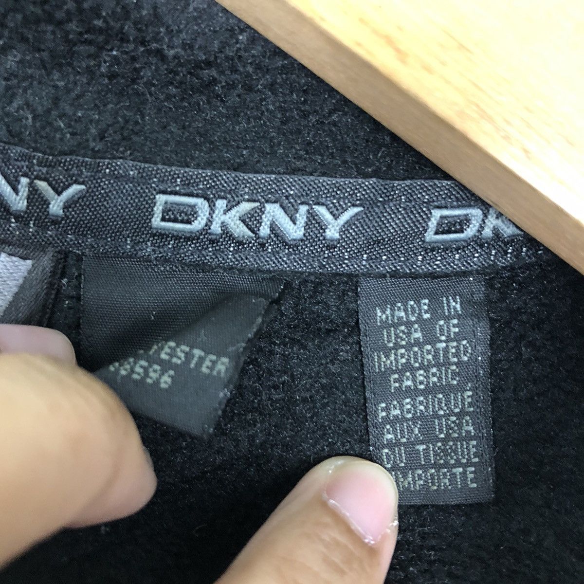 Vintage VINTAGE CHORE WORK JACKET BLACK DKNY Size US L / EU 52-54 / 3 - 11 Thumbnail
