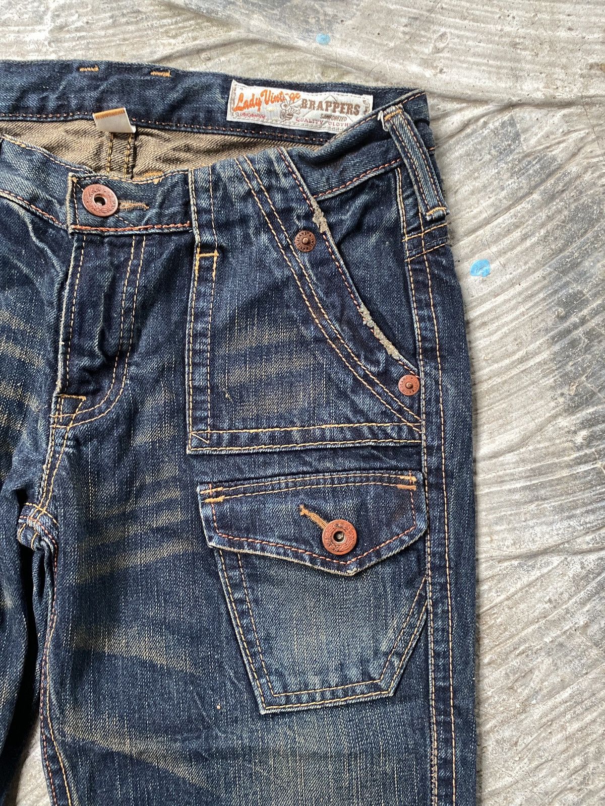 Vintage 🔥BINDING NOW🔥Vintage Jeans Brappers Bushpant bootcut denim Size 28" / US 6 / IT 42 - 8 Thumbnail