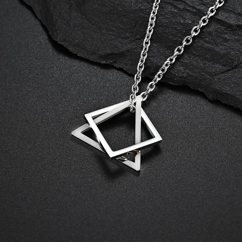 Jewelry × Vintage Square Triangle Necklace Size ONE SIZE - 3 Thumbnail
