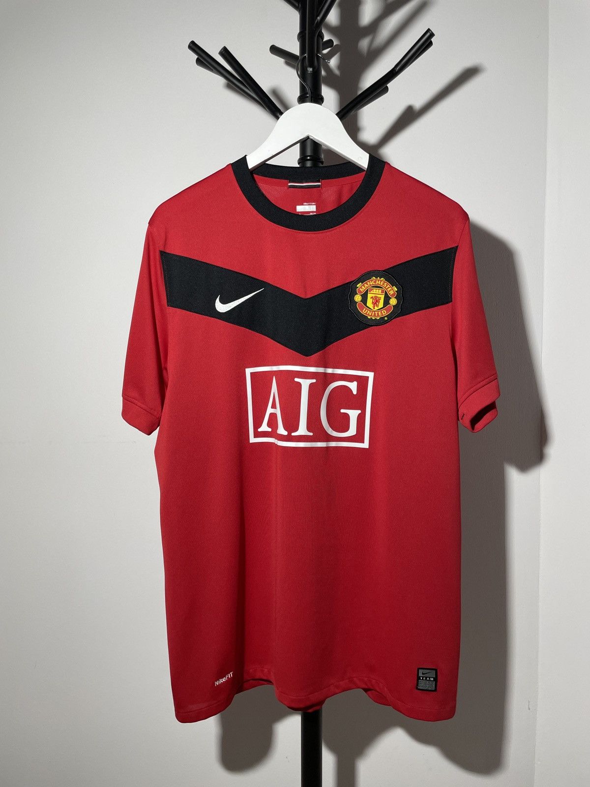 MANCHESTER UNITED 2014/15 AWAY (L, S) WHITE NIKE FOOTBALL SOCCER SHIRT  JERSEY