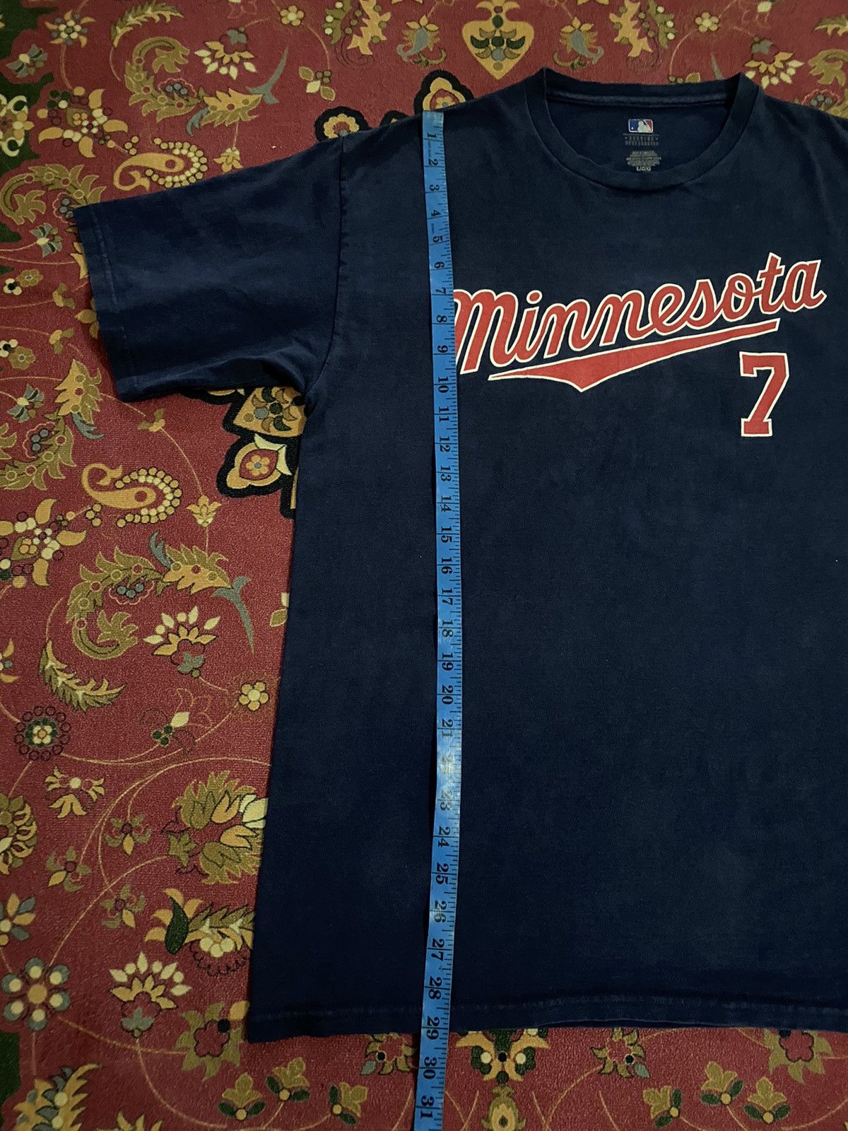 Logo 7 Vintage MLB Minnesota 7 Rare Tshirt Size US L / EU 52-54 / 3 - 7 Thumbnail