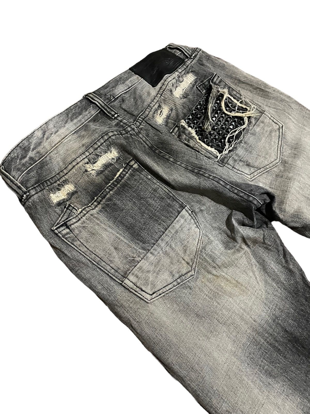 Prps Prps Destroyed Custom Distress Rock Altered Waist Jeans Size US 34 / EU 50 - 10 Thumbnail