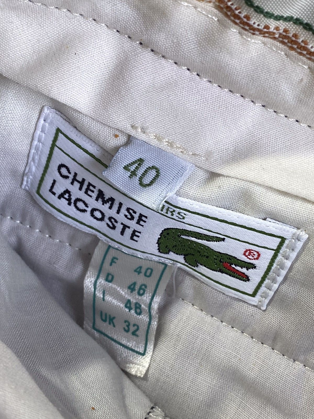 Lacoste Vintage 90s Lacoste streetwear shorts Size US 32 / EU 48 - 12 Thumbnail
