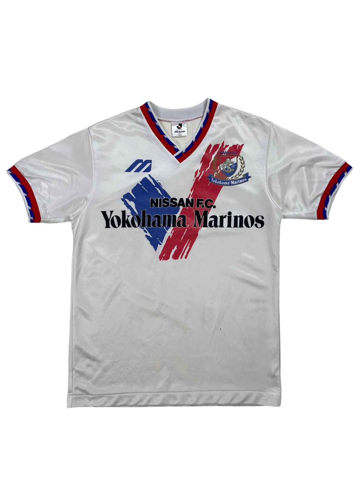 Vintage Vtg 1993-1995 Yokohama Marinos Nissan FC Training Jersey Size US L / EU 52-54 / 3 - 1 Thumbnail