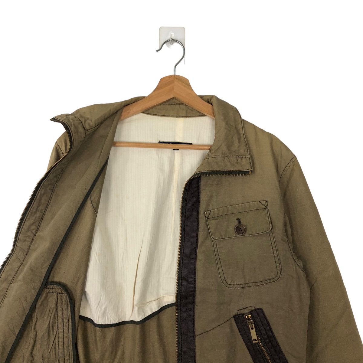 Japanese Brand VINTAGE HIKORY CHORE JACKET R.NEWBOLD INSPIRED ISSEY MIYAKE Size US L / EU 52-54 / 3 - 9 Thumbnail