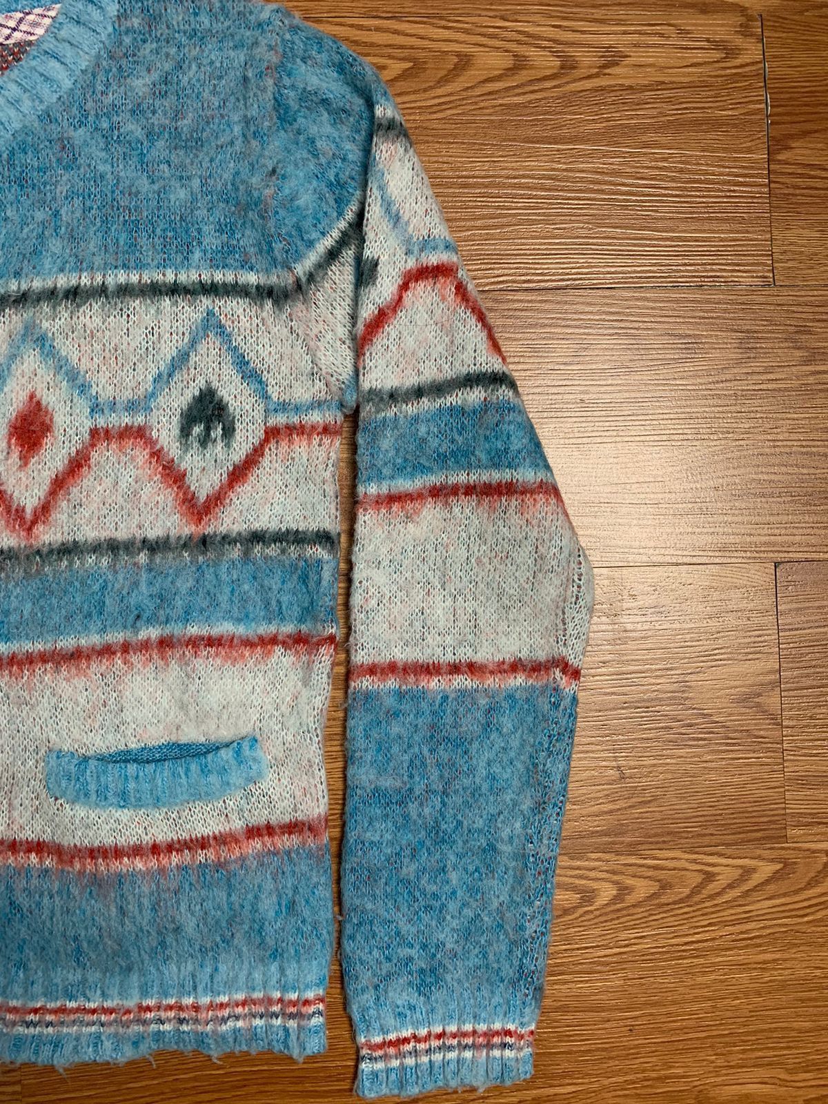 Hysteric Glamour 80s Hysteric Glamour Mohair Trump Card Pattern Cardigan Size US S / EU 44-46 / 1 - 4 Thumbnail