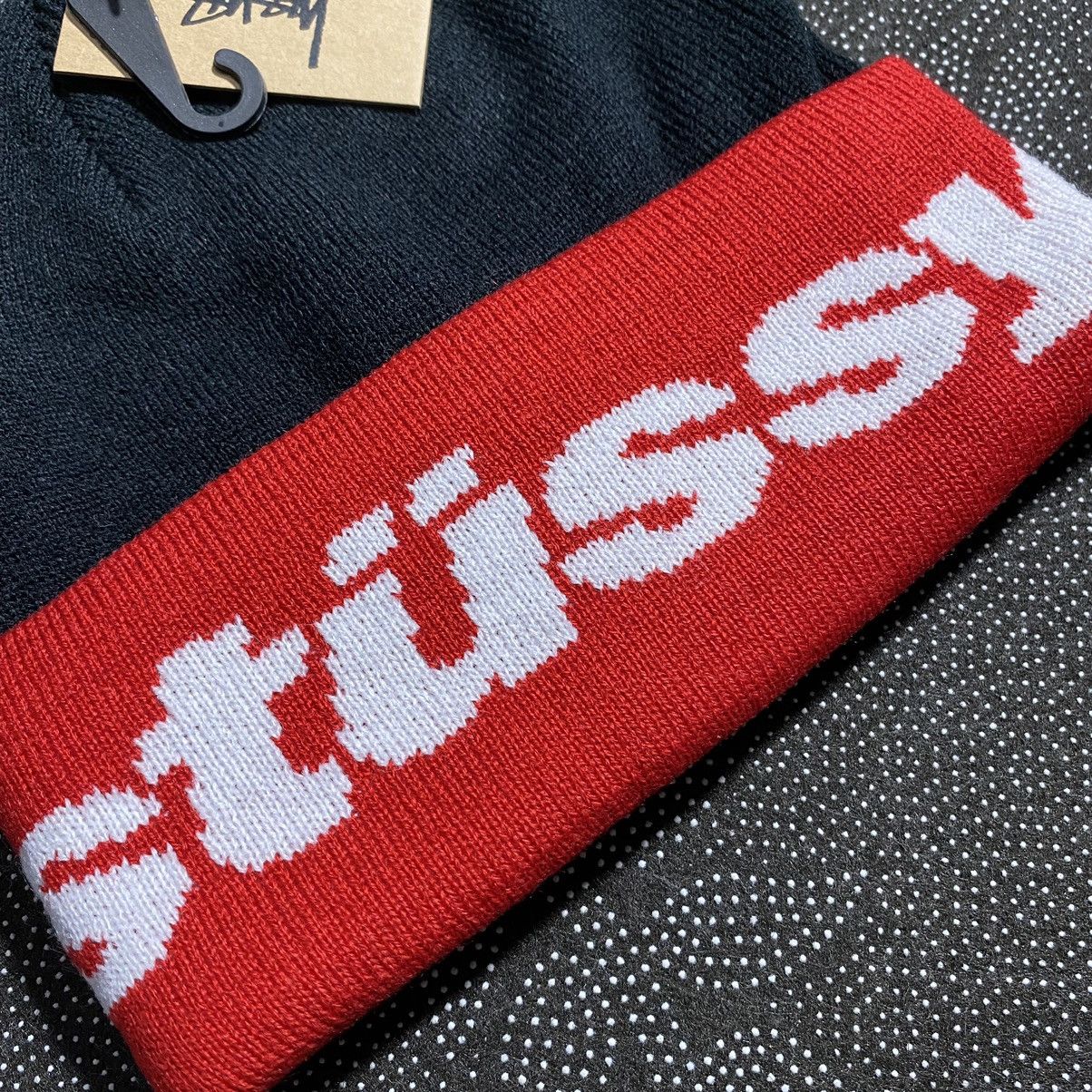 Other Stussy Big Font Beanie Hat Size ONE SIZE - 2 Thumbnail