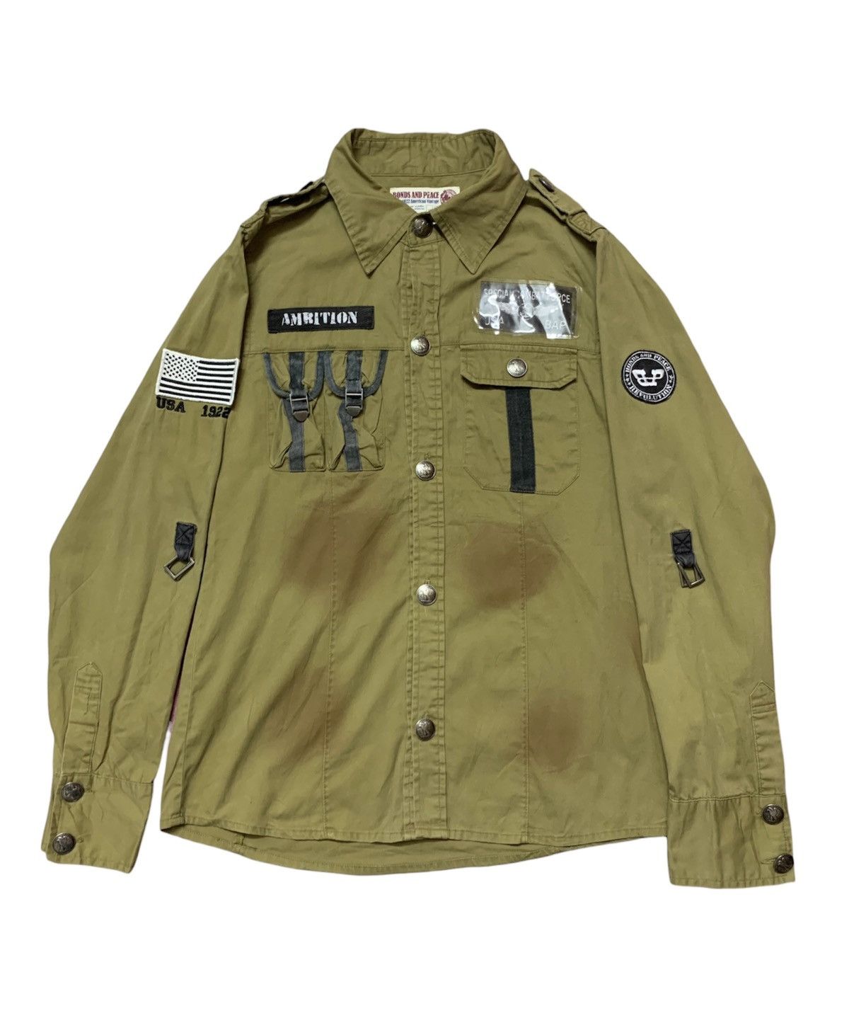 Japanese Brand Bonds & Peace Combat Shirt 