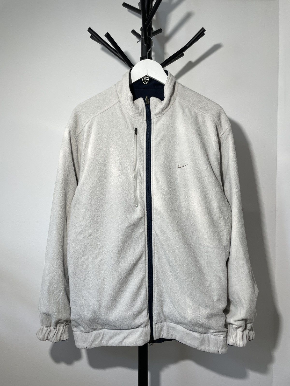 Nike × Vintage Reversible Nike Y2K Vintage Nylon/Fleece Light Jacket Size US L / EU 52-54 / 3 - 2 Thumbnail