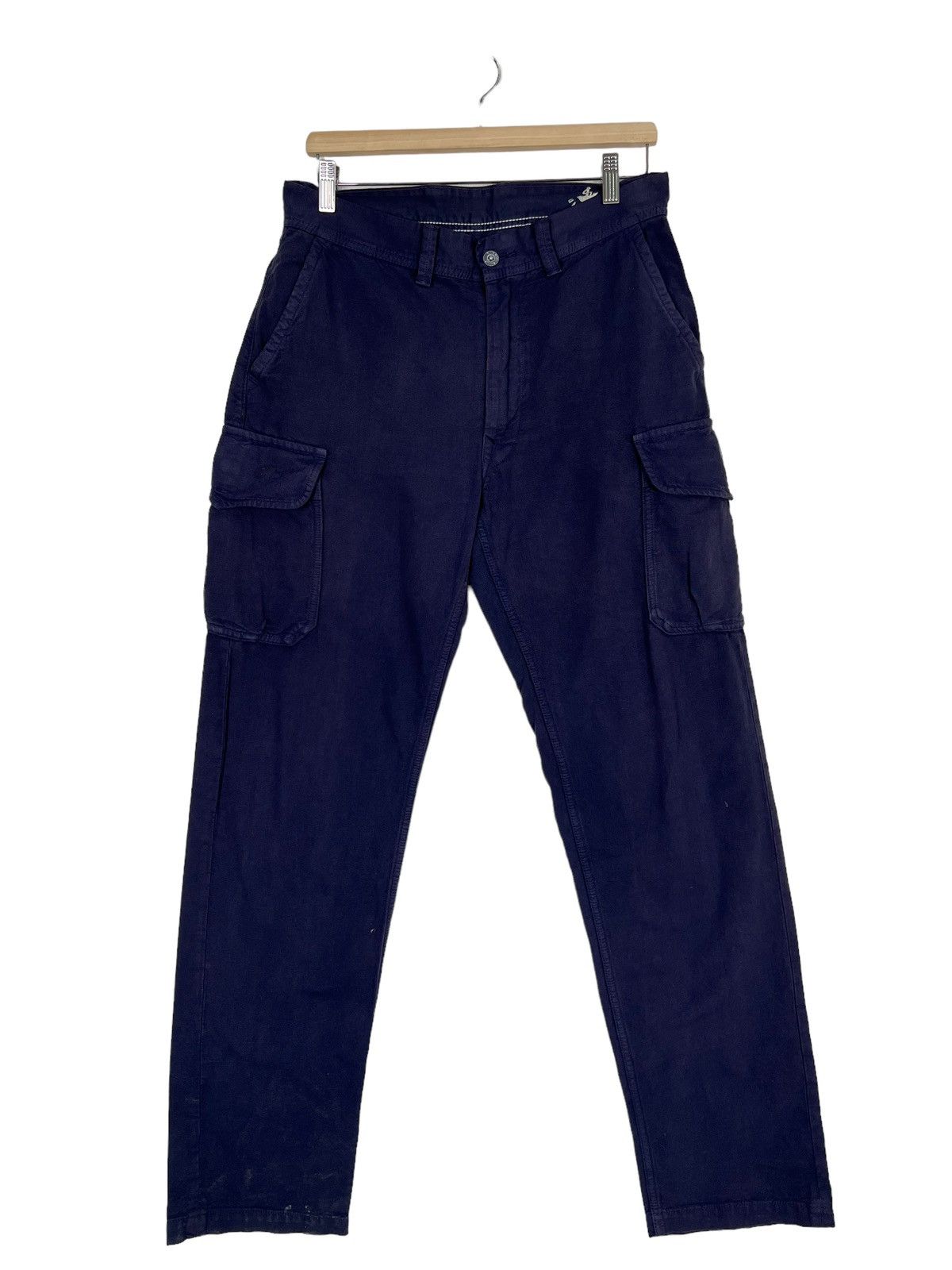 45rpm 💥 UMI 809 45RPM KAPITAL NAVY CARGO PANTS Size US 33 - 1 Thumbnail