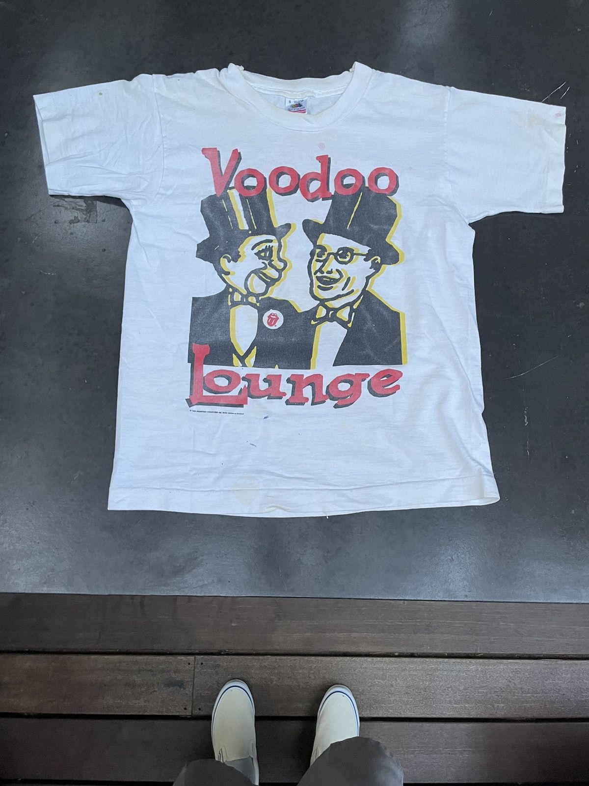 The Rolling Stones × Vintage Rare Voodoo Lounge Graphic T-shirt Size US S / EU 44-46 / 1 - 1 Thumbnail